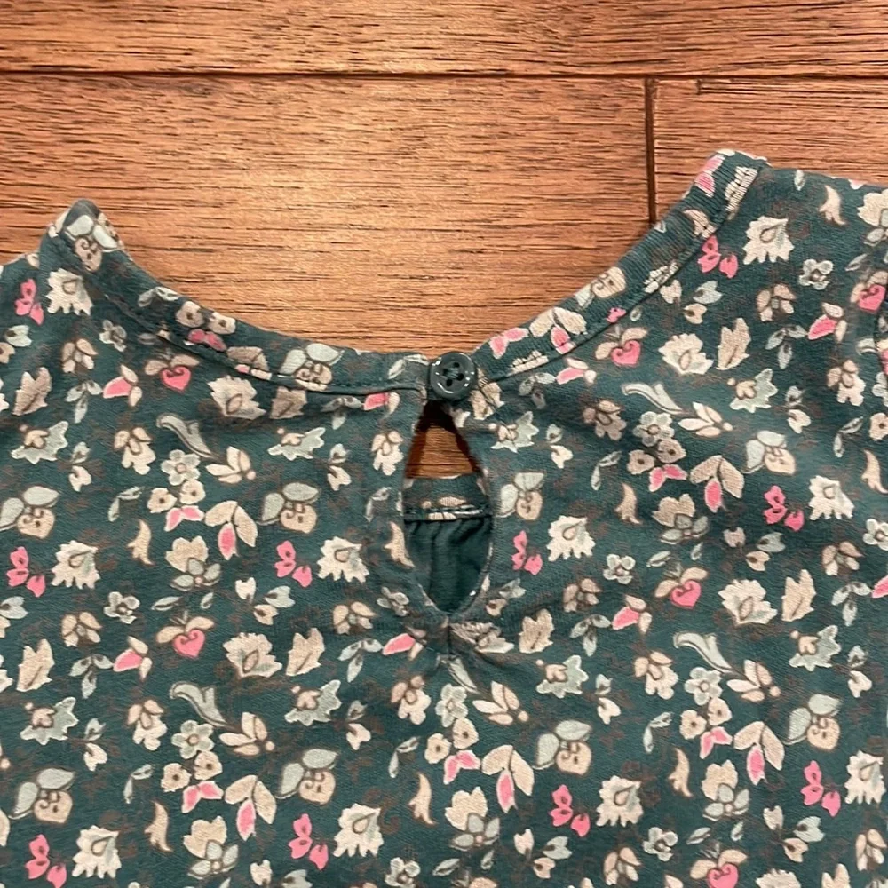 Baby Gap Girls Flowered Top Tunic - Size 3-6 months - 100% Cotton Baby Clothes